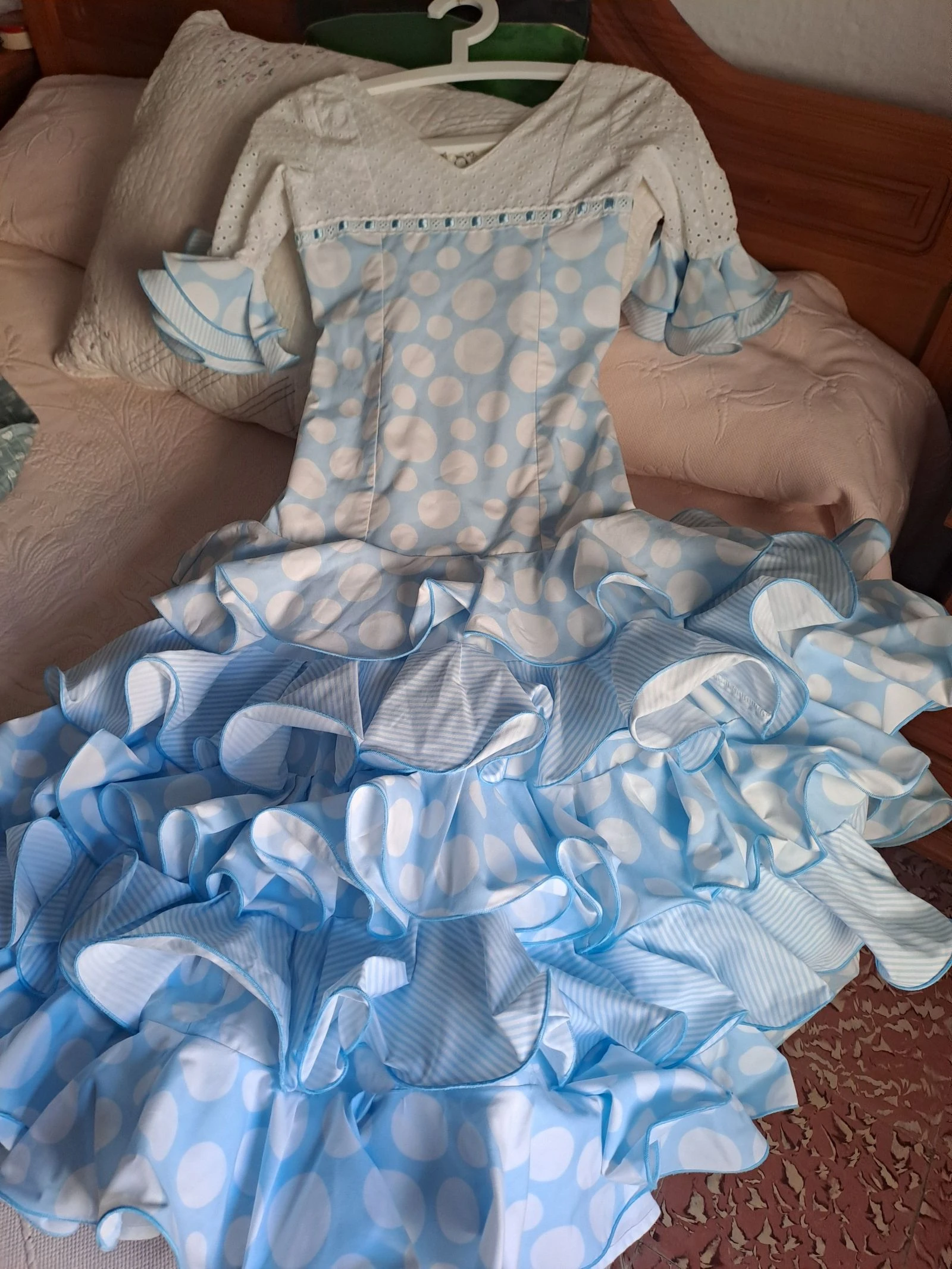 Traje de flamenca niña